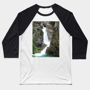 Lower Falls-Johnston Canyon Baseball T-Shirt